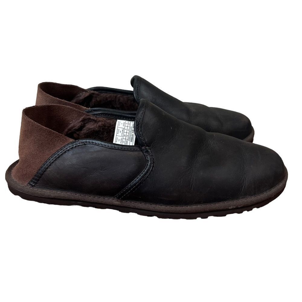 UGG Cooke Grizzly Wool Lined Slipper